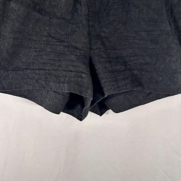 J. Crew Shorts Women's 12 Black Pull On Textured Pockets 3" Inseam - Picture 3 of 8